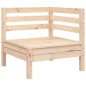 vidaXL Gartensofa 3-Sitzer Massivholz Kiefer vidaXL Gartensofa 3-Sitzer Massivholz Kiefer