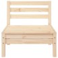 vidaXL Gartensofa 3-Sitzer Massivholz Kiefer vidaXL Gartensofa 3-Sitzer Massivholz Kiefer