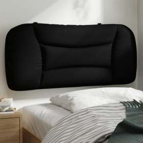 vidaXL Kopfteil-Kissen Schwarz 90 cm Stoff