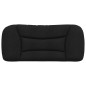 vidaXL Kopfteil-Kissen Schwarz 90 cm Stoff
