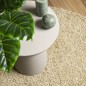 vidaXL Teppich Shaggy Hochflor Modern Golden Ø 100 cm vidaXL Teppich Shaggy Hochflor Modern Golden Ø 100 cm