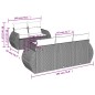 vidaXL 6-tlg. Garten-Sofagarnitur mit Kissen Beige Poly Rattan vidaXL 6-tlg. Garten-Sofagarnitur mit Kissen Beige Poly Rattan