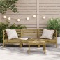 vidaXL Gartensofa 3-Sitzer Kiefernholz Imprägniert vidaXL Gartensofa 3-Sitzer Kiefernholz Imprägniert