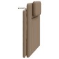 vidaXL Kopfteil-Kissen Cappuccino-Braun 100 cm Kunstleder vidaXL Kopfteil-Kissen Cappuccino-Braun 100 cm Kunstleder