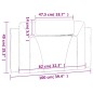 vidaXL Kopfteil-Kissen Cappuccino-Braun 100 cm Kunstleder vidaXL Kopfteil-Kissen Cappuccino-Braun 100 cm Kunstleder