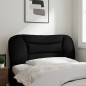 vidaXL Kopfteil-Kissen Schwarz 100 cm Stoff