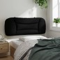 vidaXL Kopfteil-Kissen Schwarz 100 cm Stoff