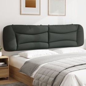vidaXL Kopfteil-Kissen Dunkelgrau 200 cm Stoff