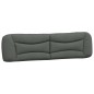 vidaXL Kopfteil-Kissen Dunkelgrau 200 cm Stoff vidaXL Kopfteil-Kissen Dunkelgrau 200 cm Stoff