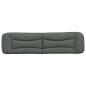 vidaXL Kopfteil-Kissen Dunkelgrau 200 cm Stoff vidaXL Kopfteil-Kissen Dunkelgrau 200 cm Stoff