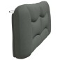 vidaXL Kopfteil-Kissen Dunkelgrau 200 cm Stoff vidaXL Kopfteil-Kissen Dunkelgrau 200 cm Stoff