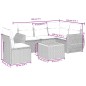 vidaXL 6-tlg. Garten-Sofagarnitur mit Kissen Beige Poly Rattan vidaXL 6-tlg. Garten-Sofagarnitur mit Kissen Beige Poly Rattan