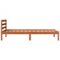 vidaXL Massivholzbett Wachsbraun 75x190 cm Kiefer vidaXL Massivholzbett Wachsbraun 75x190 cm Kiefer