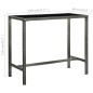 7-tlg. Gartenbar-Set Poly Rattan Grau 7-tlg. Gartenbar-Set Poly Rattan Grau