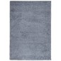 vidaXL Teppich Shaggy Hochflor Modern Blau 140x200 cm vidaXL Teppich Shaggy Hochflor Modern Blau 140x200 cm