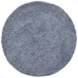 vidaXL Teppich Shaggy Hochflor Modern Blau Ø 280 cm vidaXL Teppich Shaggy Hochflor Modern Blau Ø 280 cm