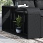 vidaXL Outdoor-Regale 2 Stk. Schwarz Poly Rattan vidaXL Outdoor-Regale 2 Stk. Schwarz Poly Rattan