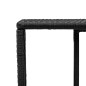 vidaXL Outdoor-Regale 2 Stk. Schwarz Poly Rattan vidaXL Outdoor-Regale 2 Stk. Schwarz Poly Rattan
