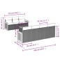 vidaXL 8-tlg. Garten-Sofagarnitur mit Kissen Beige Poly Rattan vidaXL 8-tlg. Garten-Sofagarnitur mit Kissen Beige Poly Rattan