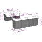 vidaXL 8-tlg. Garten-Sofagarnitur mit Kissen Beige Poly Rattan vidaXL 8-tlg. Garten-Sofagarnitur mit Kissen Beige Poly Rattan