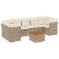 vidaXL 8-tlg. Garten-Sofagarnitur mit Kissen Beige Poly Rattan vidaXL 8-tlg. Garten-Sofagarnitur mit Kissen Beige Poly Rattan