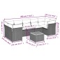vidaXL 8-tlg. Garten-Sofagarnitur mit Kissen Beige Poly Rattan vidaXL 8-tlg. Garten-Sofagarnitur mit Kissen Beige Poly Rattan