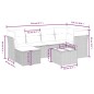 vidaXL 7-tlg. Garten-Sofagarnitur mit Kissen Beige Poly Rattan vidaXL 7-tlg. Garten-Sofagarnitur mit Kissen Beige Poly Rattan