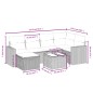 vidaXL 7-tlg. Garten-Sofagarnitur mit Kissen Beige Poly Rattan vidaXL 7-tlg. Garten-Sofagarnitur mit Kissen Beige Poly Rattan