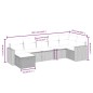 vidaXL 7-tlg. Garten-Sofagarnitur mit Kissen Beige Poly Rattan vidaXL 7-tlg. Garten-Sofagarnitur mit Kissen Beige Poly Rattan