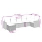 vidaXL 7-tlg. Garten-Sofagarnitur mit Kissen Grau Poly Rattan vidaXL 7-tlg. Garten-Sofagarnitur mit Kissen Grau Poly Rattan