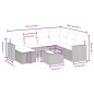 vidaXL 8-tlg. Garten-Sofagarnitur mit Kissen Schwarz Poly Rattan vidaXL 8-tlg. Garten-Sofagarnitur mit Kissen Schwarz Poly Rattan