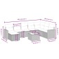 vidaXL 9-tlg. Garten-Sofagarnitur mit Kissen Schwarz Poly Rattan vidaXL 9-tlg. Garten-Sofagarnitur mit Kissen Schwarz Poly Rattan