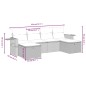 vidaXL 6-tlg. Garten-Sofagarnitur mit Kissen Beige Poly Rattan vidaXL 6-tlg. Garten-Sofagarnitur mit Kissen Beige Poly Rattan