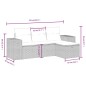 vidaXL 4-tlg. Garten-Sofagarnitur mit Kissen Beige Poly Rattan vidaXL 4-tlg. Garten-Sofagarnitur mit Kissen Beige Poly Rattan