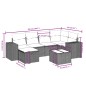 vidaXL 7-tlg. Garten-Sofagarnitur mit Kissen Grau Poly Rattan vidaXL 7-tlg. Garten-Sofagarnitur mit Kissen Grau Poly Rattan