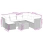 vidaXL 8-tlg. Garten-Sofagarnitur mit Kissen Beige Poly Rattan vidaXL 8-tlg. Garten-Sofagarnitur mit Kissen Beige Poly Rattan