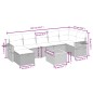 vidaXL 8-tlg. Garten-Sofagarnitur mit Kissen Schwarz Poly Rattan vidaXL 8-tlg. Garten-Sofagarnitur mit Kissen Schwarz Poly Rattan