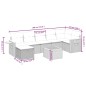 vidaXL 8-tlg. Garten-Sofagarnitur mit Kissen Beige Poly Rattan vidaXL 8-tlg. Garten-Sofagarnitur mit Kissen Beige Poly Rattan