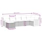 vidaXL 7-tlg. Garten-Sofagarnitur mit Kissen Schwarz Poly Rattan vidaXL 7-tlg. Garten-Sofagarnitur mit Kissen Schwarz Poly Rattan