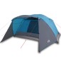 vidaXL Campingzelt mit Vorzelt 4 Personen Blau Wasserdicht vidaXL Campingzelt mit Vorzelt 4 Personen Blau Wasserdicht