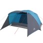 vidaXL Campingzelt mit Vorzelt 4 Personen Blau Wasserdicht vidaXL Campingzelt mit Vorzelt 4 Personen Blau Wasserdicht