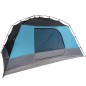vidaXL Campingzelt mit Vorzelt 4 Personen Blau Wasserdicht vidaXL Campingzelt mit Vorzelt 4 Personen Blau Wasserdicht