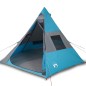 vidaXL Tipi-Campingzelt 7 Personen Blau Wasserdicht vidaXL Tipi-Campingzelt 7 Personen Blau Wasserdicht