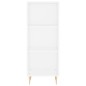 Highboard Weiß 34,5x34x180 cm Holzwerkstoff Highboard Weiß 34,5x34x180 cm Holzwerkstoff