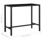 7-tlg. Gartenbar-Set Poly Rattan Schwarz 7-tlg. Gartenbar-Set Poly Rattan Schwarz