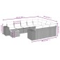 vidaXL 11-tlg. Garten-Sofagarnitur mit Kissen Schwarz Poly Rattan vidaXL 11-tlg. Garten-Sofagarnitur mit Kissen Schwarz Poly Rattan