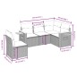 vidaXL 5-tlg. Garten-Sofagarnitur mit Kissen Beige Poly Rattan vidaXL 5-tlg. Garten-Sofagarnitur mit Kissen Beige Poly Rattan