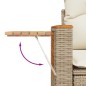 vidaXL 7-tlg. Garten-Sofagarnitur mit Kissen Beige Poly Rattan vidaXL 7-tlg. Garten-Sofagarnitur mit Kissen Beige Poly Rattan