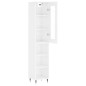 Highboard Hochglanz-Weiß 34,5x34x180 cm Holzwerkstoff Highboard Hochglanz-Weiß 34,5x34x180 cm Holzwerkstoff