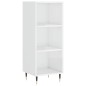 Highboard Hochglanz-Weiß 34,5x34x180 cm Holzwerkstoff Highboard Hochglanz-Weiß 34,5x34x180 cm Holzwerkstoff